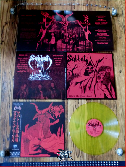 SABBAT "Black Up Your Soul..." Gatefold LP (YELLOW VINYL) + OBI