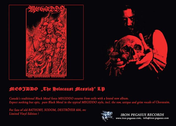 MEGIDDO "The Holocaust Messiah" LP (RED Vinyl)