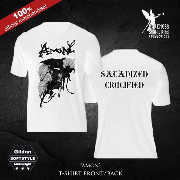AMON (US) "Satanized Crucified"  T SHIRT