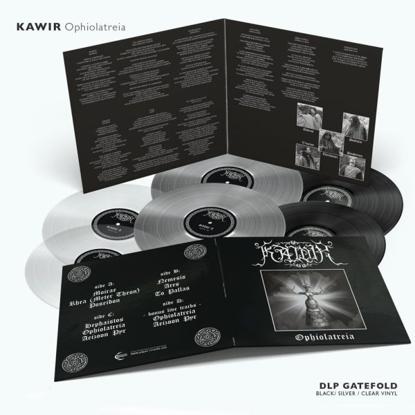 KAWIR "Ophiolatreia" Gatefold Double LP (SILVER VINYL)