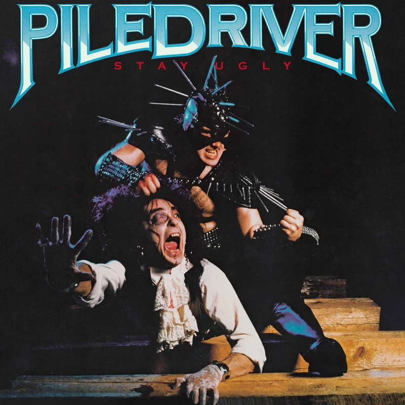 PILEDRIVER "Stay Ugly" LP BI-COLOR (RED / BLUE)