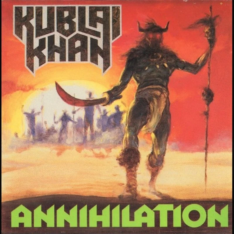 KUBLAI KHAN "Annihilation" LP (ORANGE VINYL)
