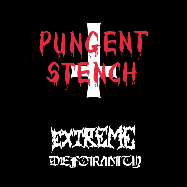 PUNGENT STENCH "Extreme Deformity" LP (Red/Black/White Splatter Vinyl)