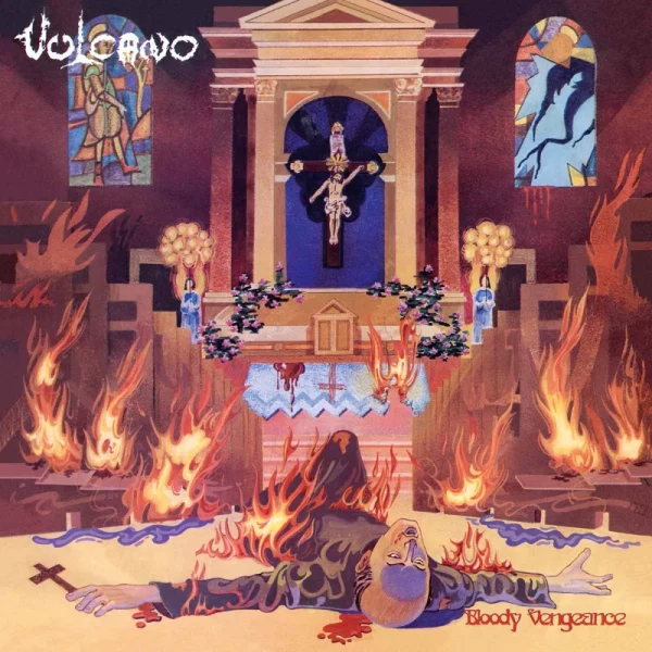 VULCANO "Bloody Vengeance" LP (Flame Splatter)