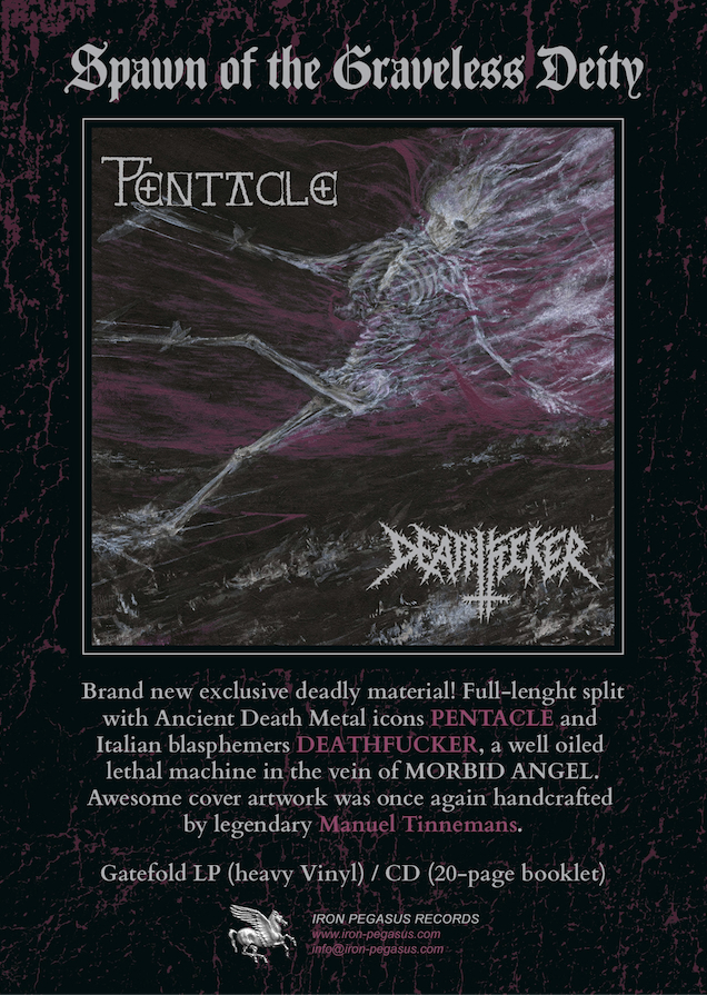 PENTACLE / DEATHFUCKER "Spawn of the Graveless Deity“ CD - Image 2
