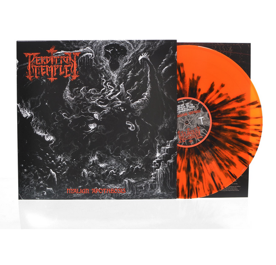 PERDITION TEMPLE "Malign Apotheosis" US LP ( Neon Orange Vinyl) - Image 2