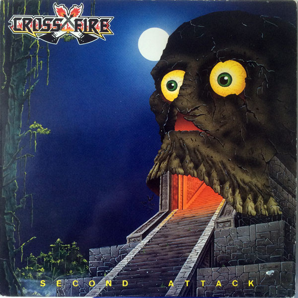 CROSSFIRE "Second Attack" LP (GOLD)